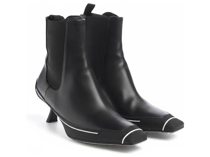 Stivaletti Dior D-Motion in pelle nera Nero - vista 5
