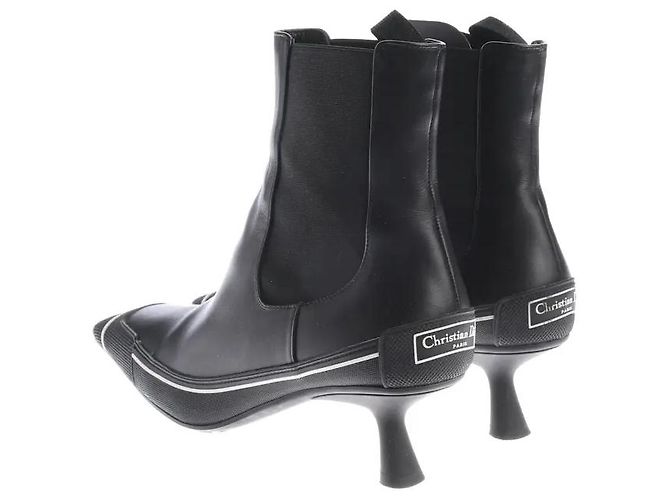 Stivaletti Dior D-Motion in pelle nera Nero - vista 6