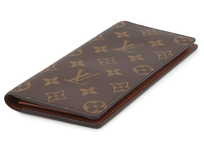 Portafoglio Lungo Monogramma Louis Vuitton Brazza M66540 Marrone - vista 2