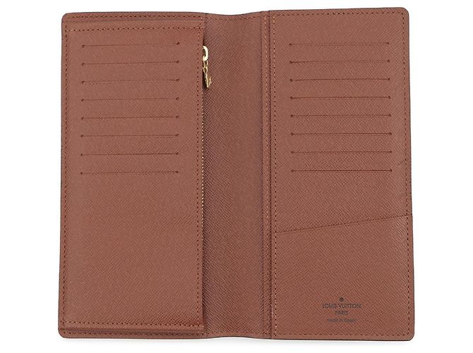 Portafoglio Lungo Monogramma Louis Vuitton Brazza M66540 Marrone - vista 4