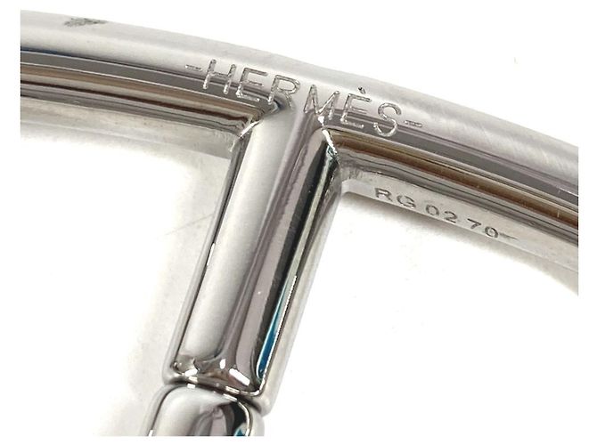 Ring Hermès HERMES Logo Chaine d'Ancre Portachiavi Catena Argento - vista 3