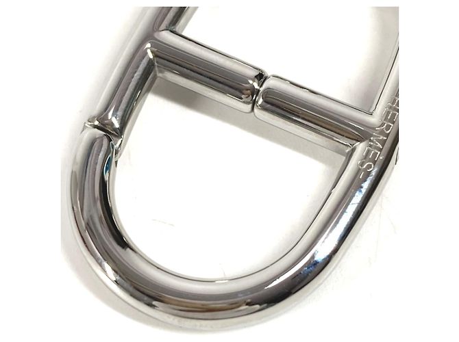 Ring Hermès HERMES Logo Chaine d'Ancre Portachiavi Catena Argento - vista 5
