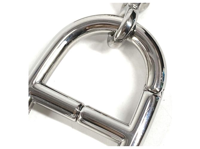 Ring Hermès HERMES Logo Chaine d'Ancre Portachiavi Catena Argento - vista 6