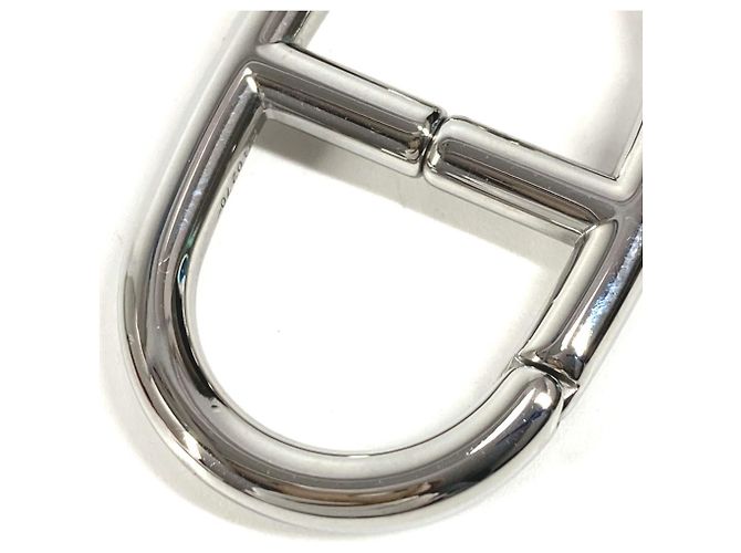 Ring Hermès HERMES Logo Chaine d'Ancre Portachiavi Catena Argento - vista 7