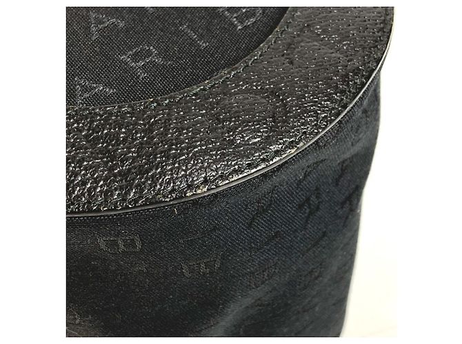 Bulgari Borsa a spalla con pattina in pelle nera e tela Bvlgari Nero - vista 14