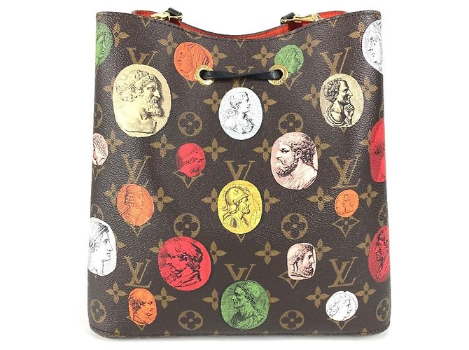 Borsa a spalla a secchiello NeoNoe MM Monogram Cameo di Louis Vuitton Marrone Multicolore - vista 2