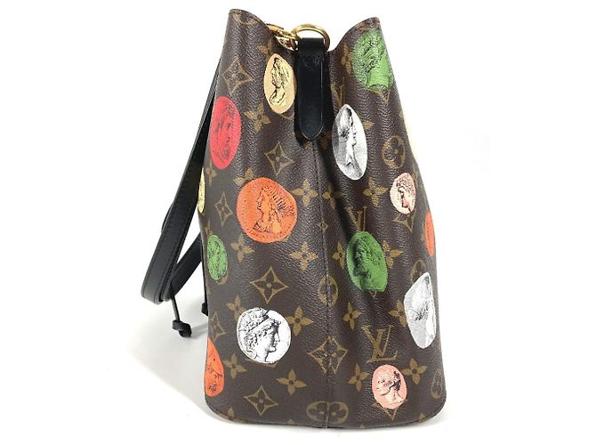 Borsa a spalla a secchiello NeoNoe MM Monogram Cameo di Louis Vuitton Marrone Multicolore - vista 3