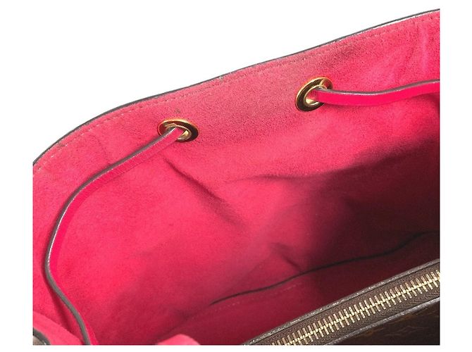 Néonoé Borsa a Spalla NeoNoe Monogram Louis Vuitton Marrone Rosa - vista 13