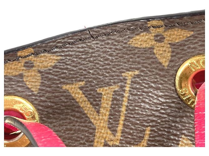 Néonoé Borsa a Spalla NeoNoe Monogram Louis Vuitton Marrone Rosa - vista 16