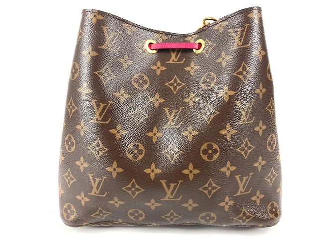 Néonoé Borsa a Spalla NeoNoe Monogram Louis Vuitton Marrone Rosa - vista 2