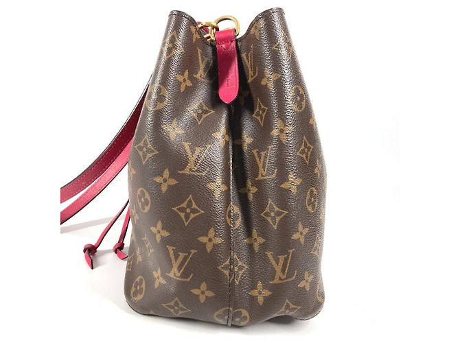 Néonoé Borsa a Spalla NeoNoe Monogram Louis Vuitton Marrone Rosa - vista 3
