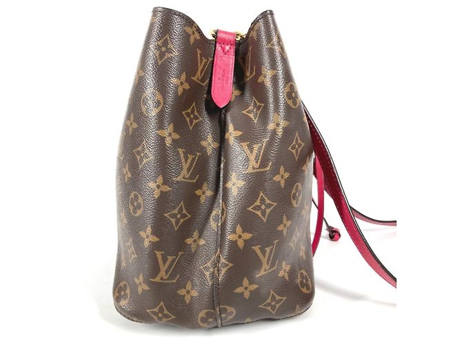 Néonoé Borsa a Spalla NeoNoe Monogram Louis Vuitton Marrone Rosa - vista 4