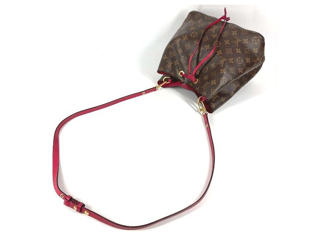 Néonoé Borsa a Spalla NeoNoe Monogram Louis Vuitton Marrone Rosa - vista 8