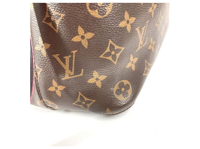 Néonoé Borsa a Spalla NeoNoe Monogram Louis Vuitton Marrone Rosa - vista 9
