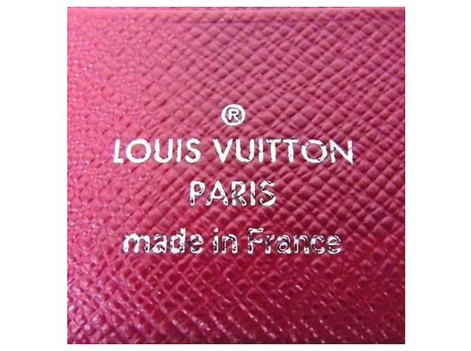 Cartera Compacta Zippy Louis Vuitton Roja Fucsia - vista 2