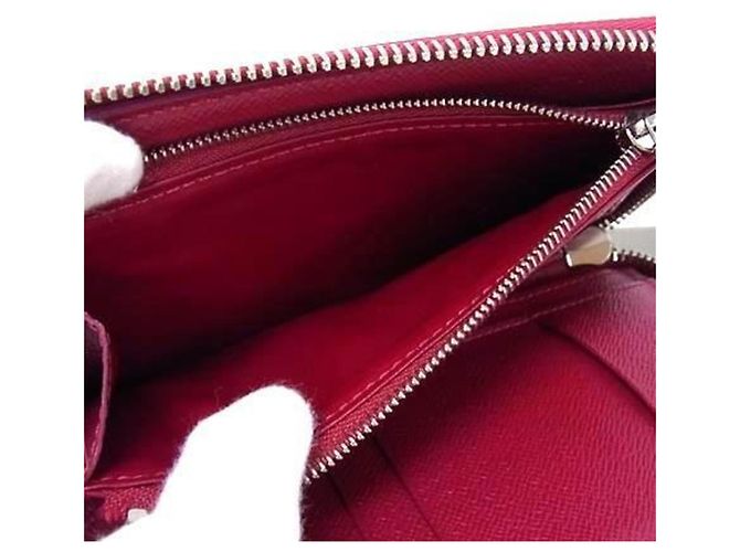 Cartera Compacta Zippy Louis Vuitton Roja Fucsia - vista 6