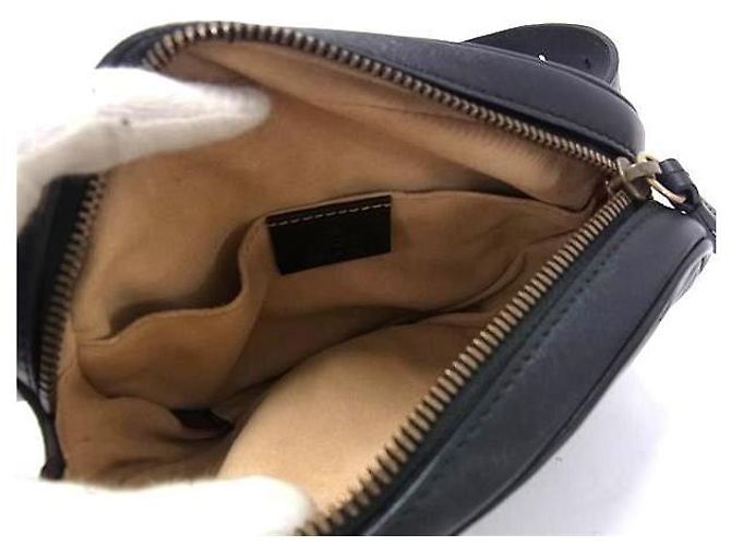 Borsa a vita GG Marmont di GUCCI Nero - vista 8