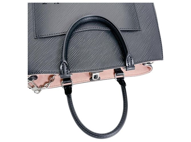 Borsa Marel Tote BB in pelle Epi Louis Vuitton Nero - vista 10
