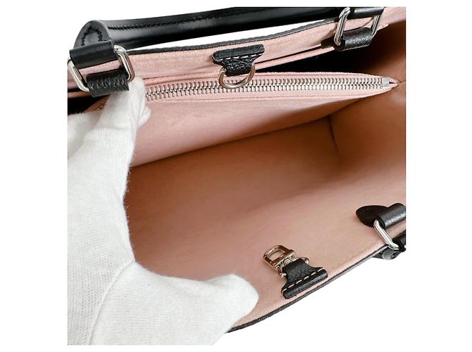 Borsa Marel Tote BB in pelle Epi Louis Vuitton Nero - vista 12