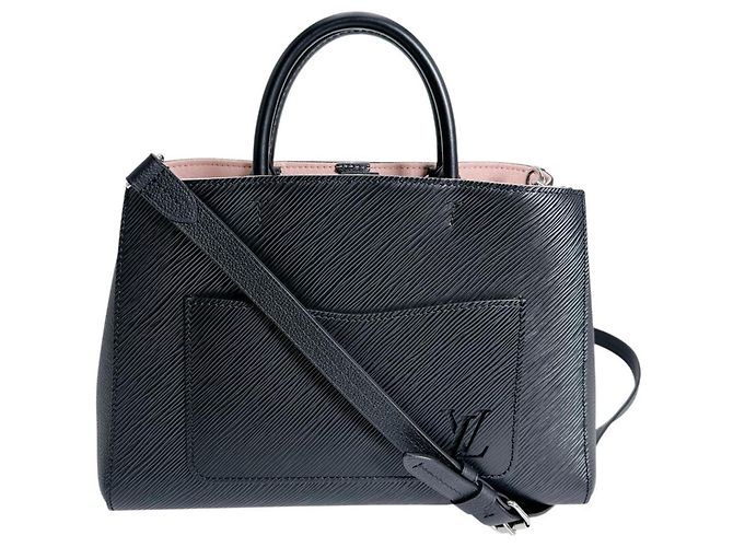 Borsa Marel Tote BB in pelle Epi Louis Vuitton Nero - vista 2