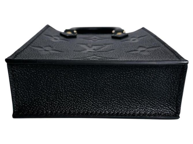 Borsa a Spalla Petite Sac Plat Monogram Empreinte Louis Vuitton Nero - vista 4