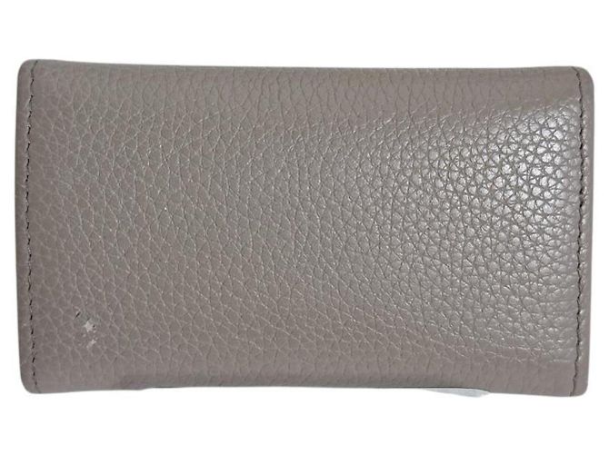 Prada 6-Key Key Case in Grayish Leather Grey - view 3