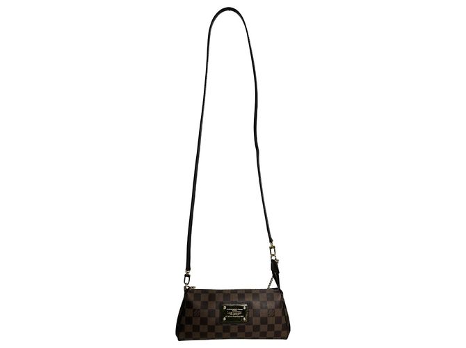 Louis Vuitton Damier Eva Canvas Handtasche Braun - Ansicht 3