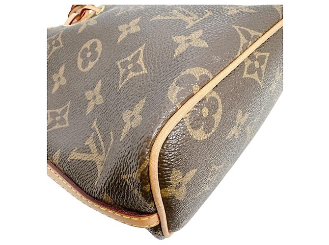 Noe Borsa a Spalla Nano Noé in Tela Monogram Louis Vuitton Marrone - vista 7