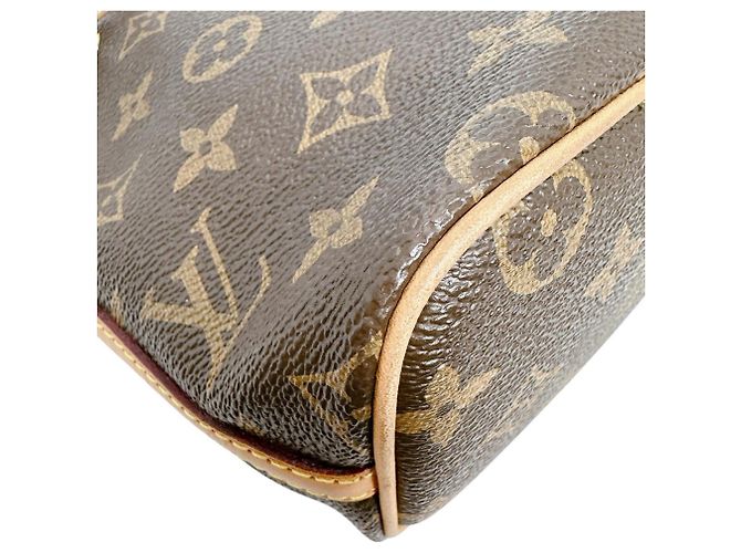 Noe Borsa a Spalla Nano Noé in Tela Monogram Louis Vuitton Marrone - vista 9
