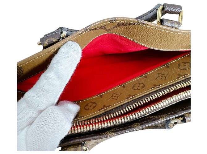 Borsa tote Monogram On the Go di Louis Vuitton Marrone - vista 14