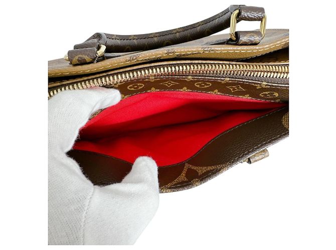 Borsa tote Monogram On the Go di Louis Vuitton Marrone - vista 15