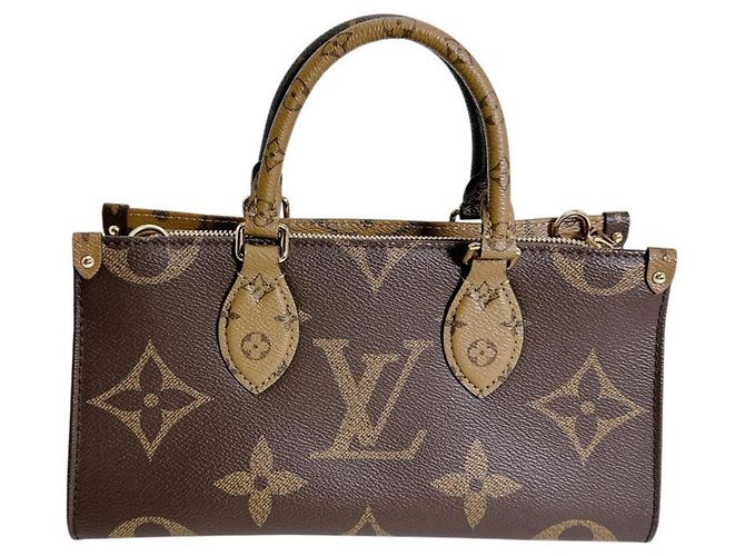 Borsa tote Monogram On the Go di Louis Vuitton Marrone - vista 3