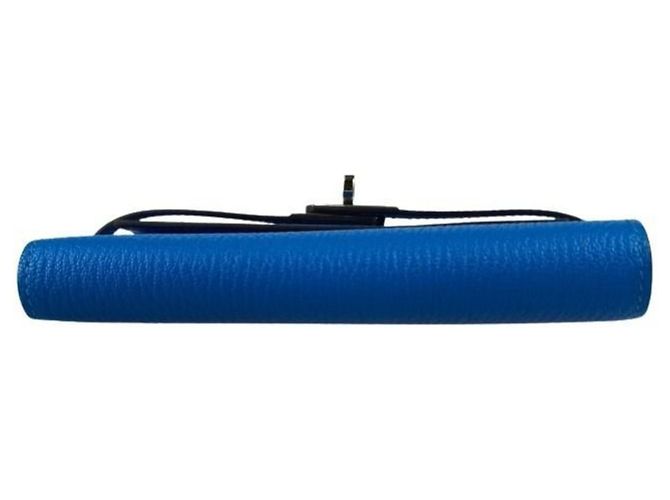 Cartera Medium Kelly Deprien de Hermès Azul - vista 4