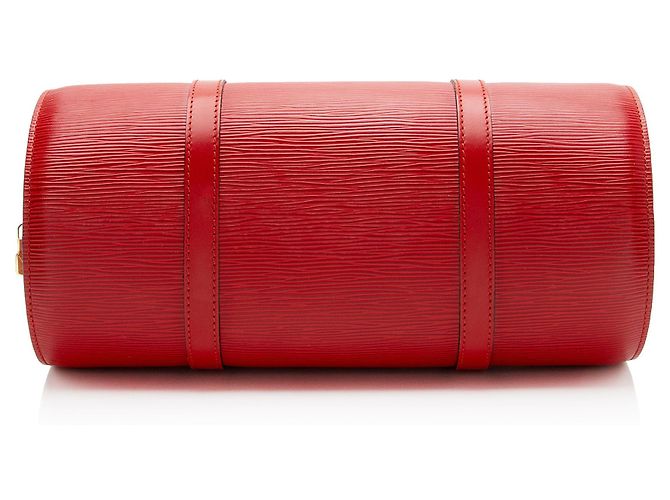 Borsa Soufflot in pelle Epi vintage Louis Vuitton Rosso - vista 4