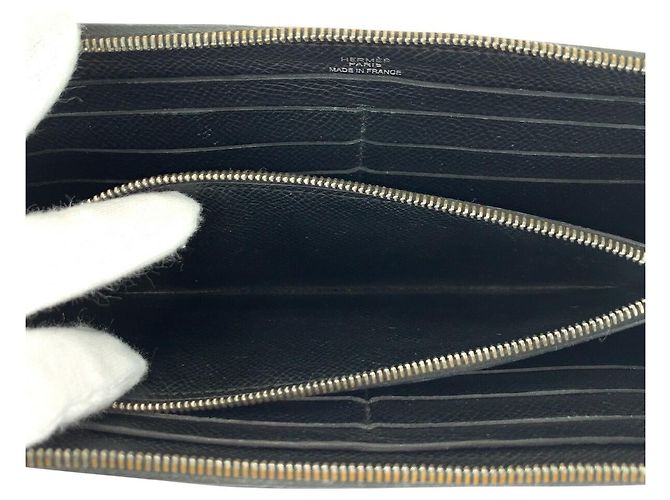 Hermès Hermes Azap Long Wallet Black - view 8