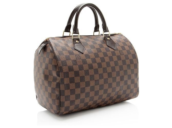 Louis Vuitton Damier Ebene Speedy 30 Tasche Braun - Ansicht 2