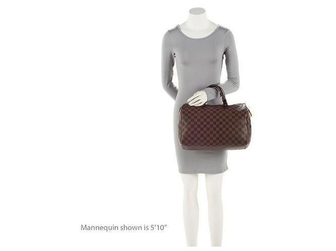 Louis Vuitton Damier Ebene Speedy 30 Tasche Braun - Ansicht 5