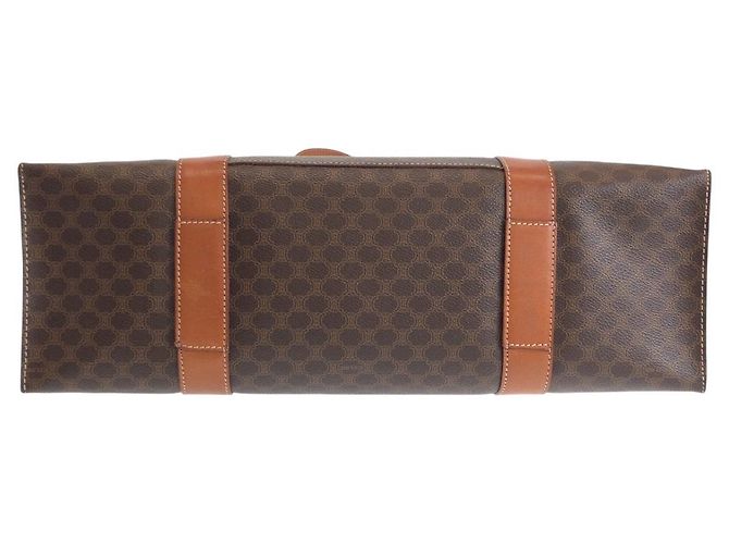 Céline Celine Macadam PVC Leder Schultertasche Braun - Ansicht 10