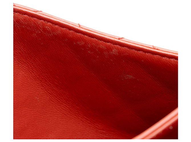 Gabrielle Borsa a doppio flap Reissue 226 in pelle di vitello invecchiata Chanel Rosso - vista 10
