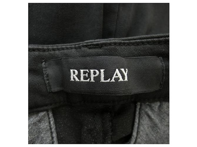 Autre Marque Replay Hose Schwarz - Ansicht 4