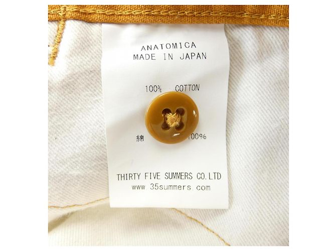 Autre Marque Pantaloni in cotone ANATOMICA Marrone - vista 3