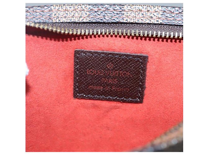 Bucket Pochette con zip Marais in Damier Louis Vuitton Marrone - vista 6