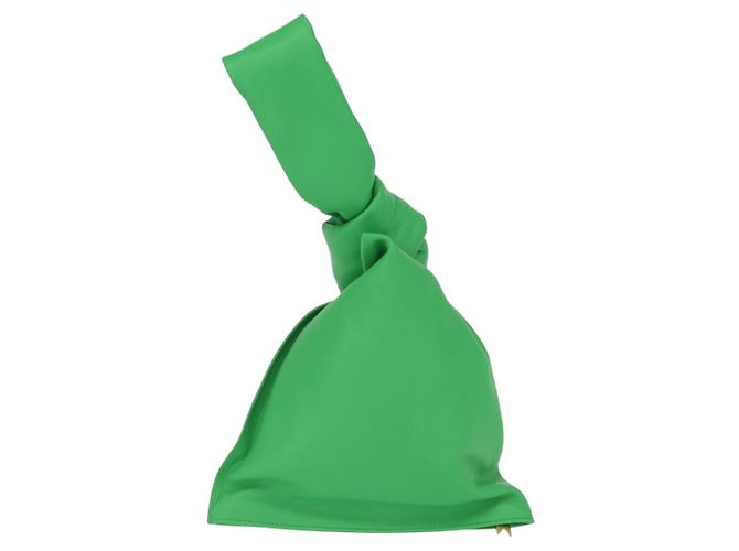 Bottega Veneta BV Twist Leather Mini Verde - vista 2