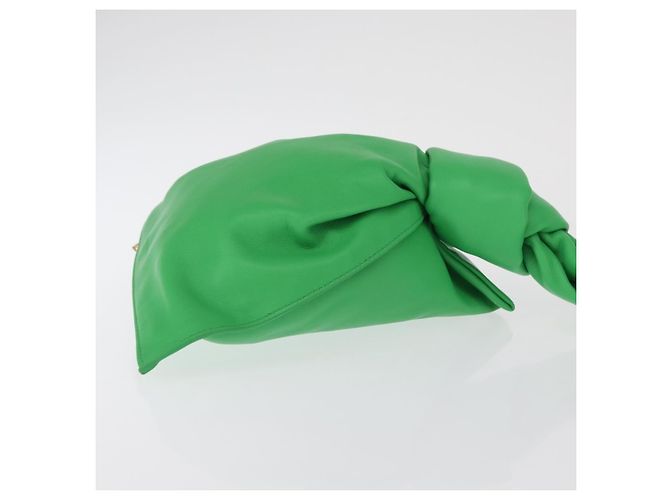 Bottega Veneta BV Twist Leather Mini Verde - vista 3