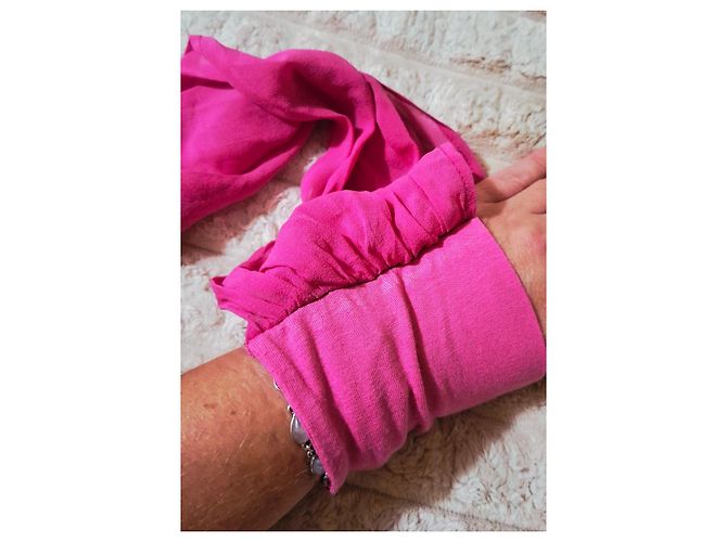 Twin Set Abito monospalla rosa shocking - vista 13