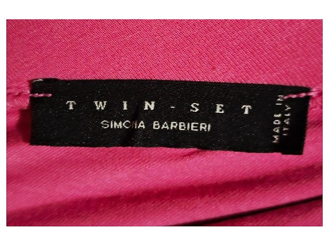 Twin Set Abito monospalla rosa shocking - vista 3