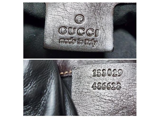 Borsa hobo Jackie in tela Gucci stampata con Bamboo Horsebit marrone - vista 3