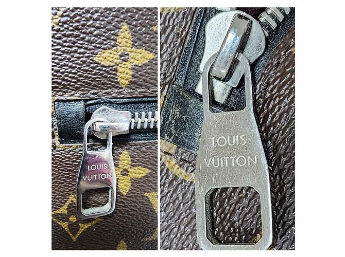 Zaino Palk Monogram Macassar Louis Vuitton Marrone/Nero - vista 6
