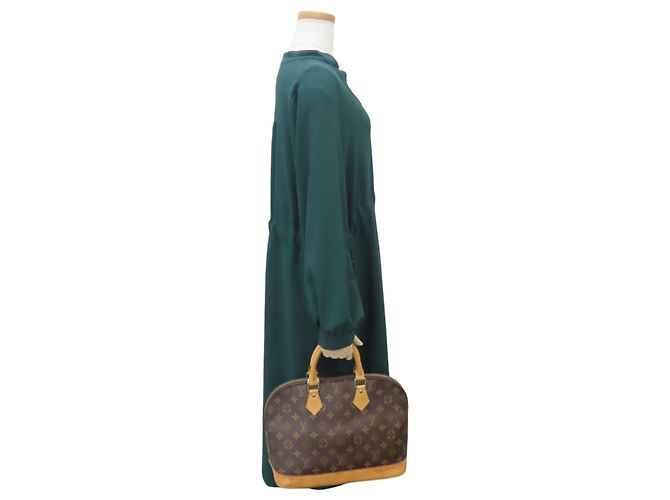 Borsa Louis Vuitton Alma M51130 Monogram marrone per donne - vista 23