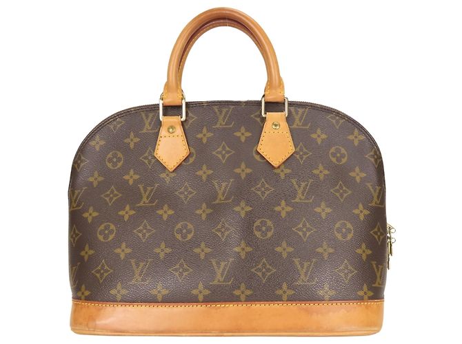 Borsa Louis Vuitton Alma M51130 Monogram marrone per donne - vista 4